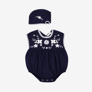 Pelele Bordado Con Gorrito