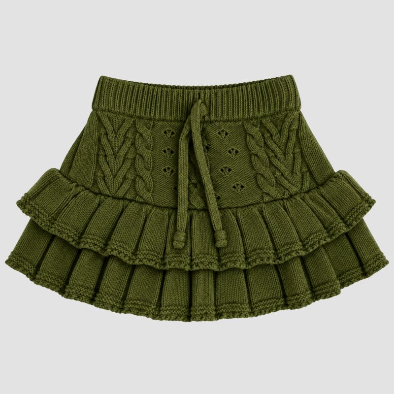 Falda Tejida con Olan Leah