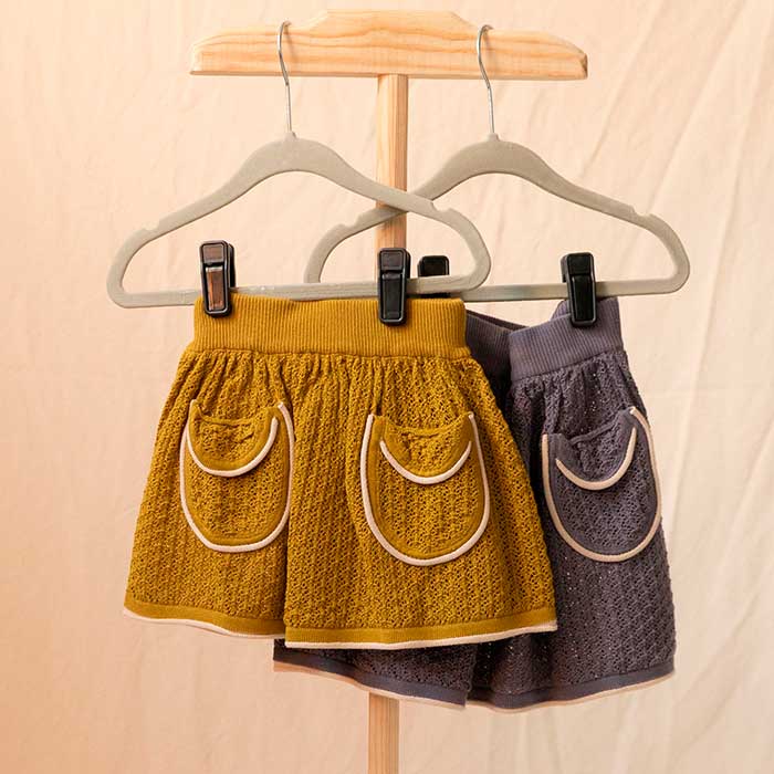 FALDA CON BOLSAS - Macarroni Clothing Shop