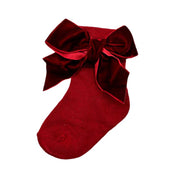 CALCETA BOW VELVET